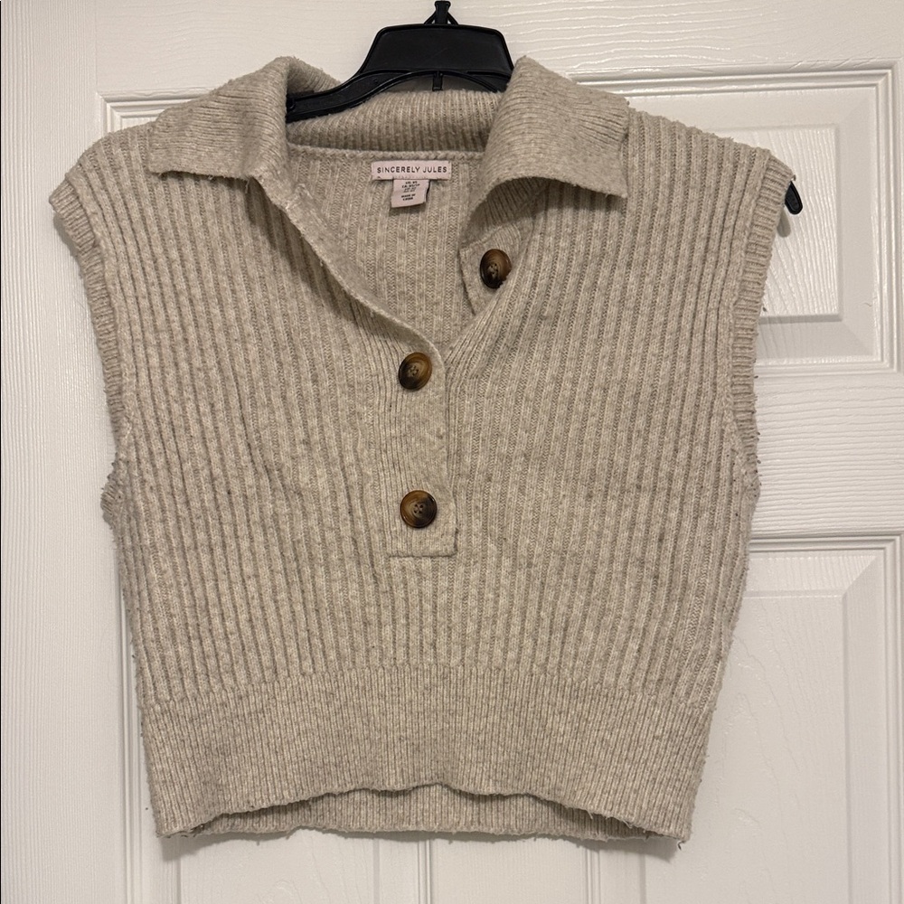 Sincerely Jules Cream Knit Sweater